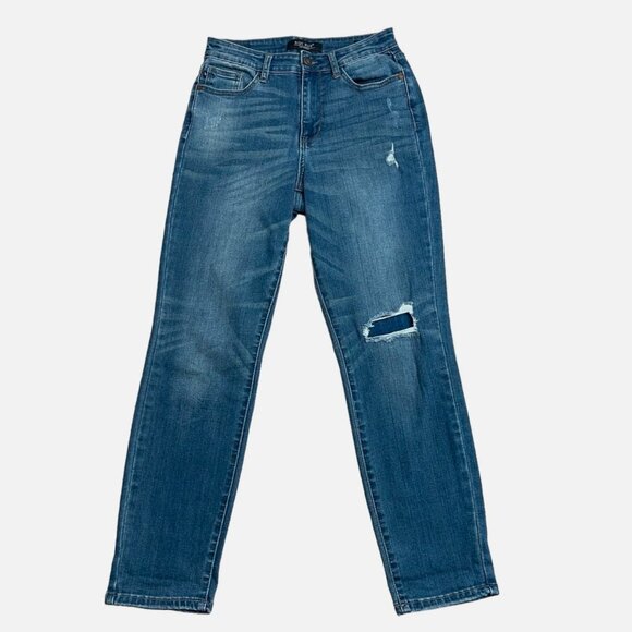 Judy Blue Boyfriend Distressed Jeans 11/30 - Picture 1 of 2